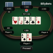 BillyBets - Poker Galda spēle - Reālās naudas kazino